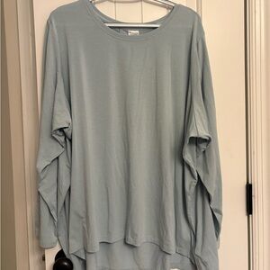 Athleta With Ease Long Sleeve Shirt in color Dew.